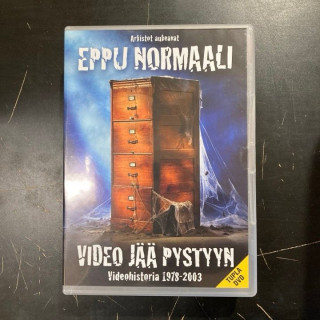 Eppu Normaali - Video jää pystyyn (videohistoria 1978-2003) 2DVD (M-/M-) -pop rock-